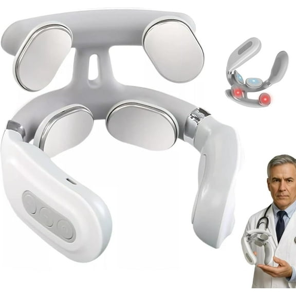 Vitality Magic Pro 2.0 Neck Massager, 2025 New Portable Neck Heated Electric Massagers, Vitality Magicpro 2.0, 6 Modes & 14 Intensity