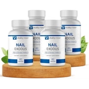 Vitality Now Nail Exodus - Vitality Healthy Nails - Premium Formula for Healthier Feet - 60 Capsules, 4 Pack