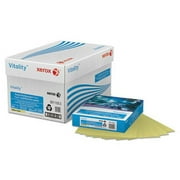 Vitality Pastel Multipurpose Paper, 8 1/2 x 11, Yellow, 500 Sheets/RM, Sold as 1 Ream