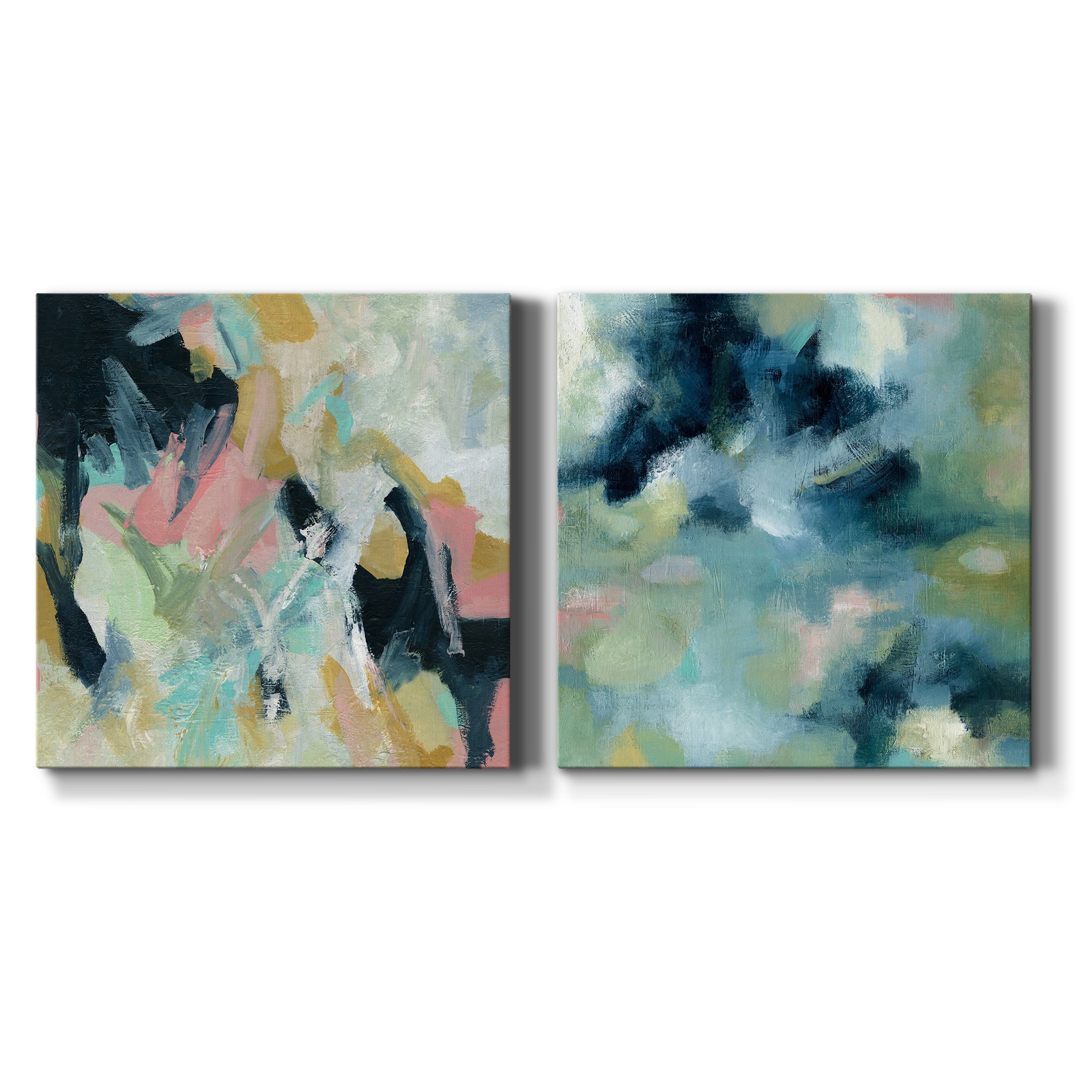 Vitality - Premium Gallery Wrapped Canvas - Ready to Hang Set of 2 - 10 x 10 Each