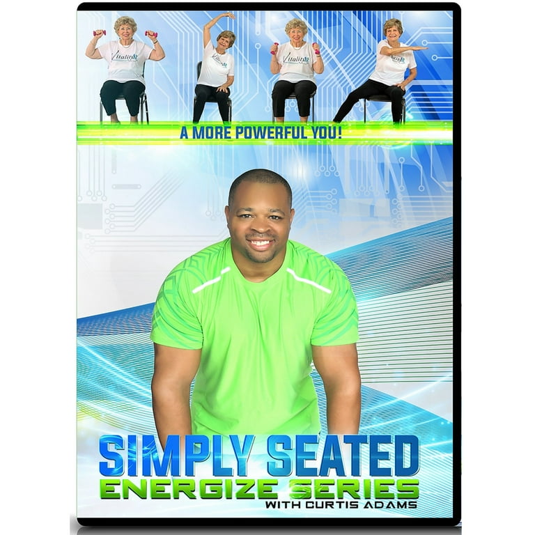 Vitality with Curtis Adams Chair Exercise DVD for Seniors, Simply Seated  Total Body Workout 