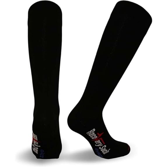 Vitalsox "The Recovery Sock" Dress Socks (Black) Medium