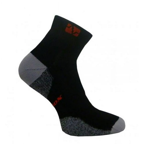 Vitalsox VT 0213T Tennis Extra Padding Drystat Compression Socks- Black - Extra-Large