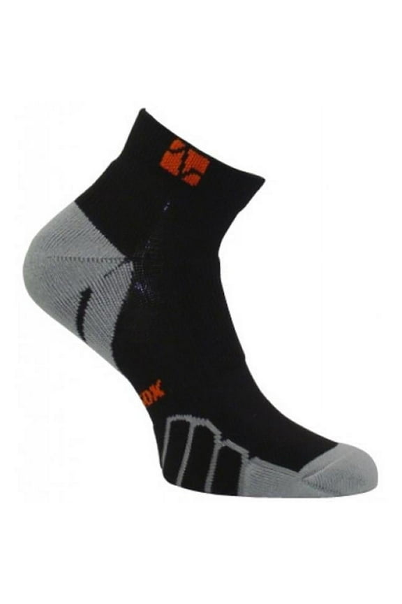 VT 1010T Tennis Color On Court Ped Drystat Compression Socks- Black - Medium