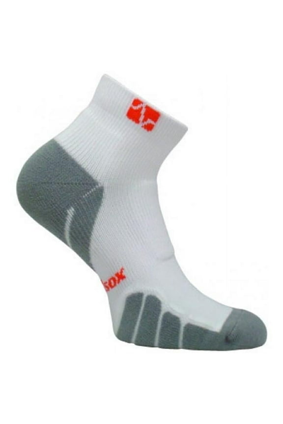 VT 1110T Tennis Ghost Drystat Plantar Support Odor Resistant, Socks Pairs, White - Medium