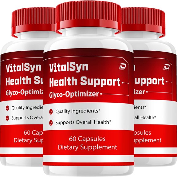 Vitalsyn Capsules – Vitalsin All Natural Glycogen Support, 3 Pack, 180 Capsules