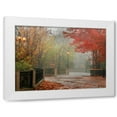 thumbnail image 1 of Vitaly Geyman 14x11 White Modern Wood Framed Wall Art Titled - Fall Plaza I, 1 of 5