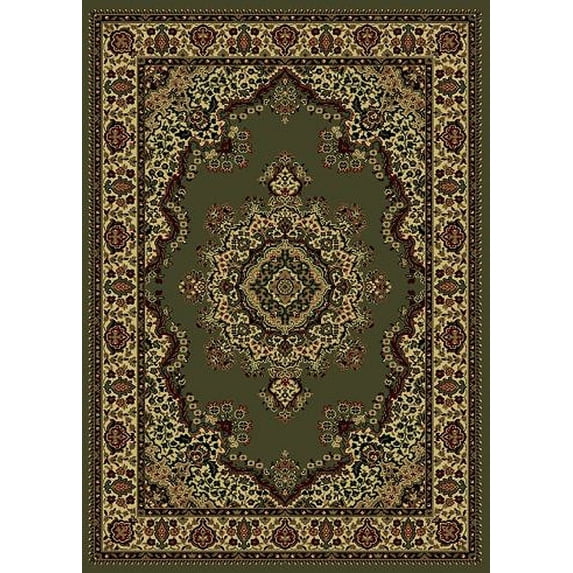 Vitaly Mesopotamia Area Rug 1191 Sage Medallion Floral 2' 2" x 7' 7" Rectangle