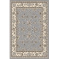 thumbnail image 1 of Vitaly Milfred Area Rug 1780 Grey Bordered Vines 7' 10 x 7' 10" Round, 1 of 1