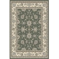 thumbnail image 1 of Vitaly Milfred Area Rug 1780 Light Green Bordered Vines 5' 3" x 5' 3" Round, 1 of 1