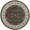 thumbnail image 1 of Vitaly Milfred Area Rug 3743 Traditional Brown Petals Bulbs 5' 3" x 5' 3" Round, 1 of 1