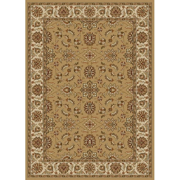Vitaly Rafiqi Area Rug 1592 Beige Italian Bordered 2' 2" x 7' 7" Rectangle