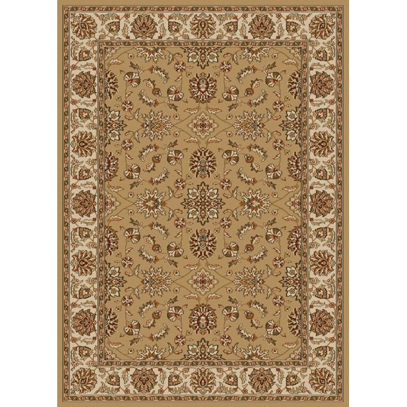 Vitaly Rafiqi Area Rug 1592 Beige Italian Bordered 2' 2" x 7' 7" Rectangle