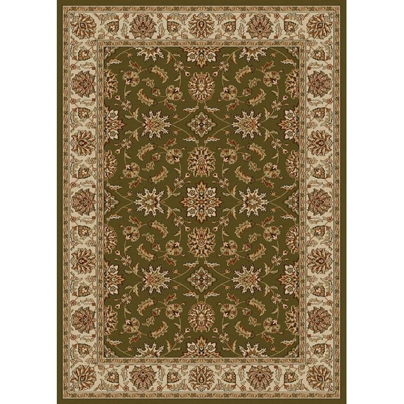 Vitaly Rafiqi Area Rug 1592 Sage Italian Bordered 5' 5" x 7' 7" Rectangle