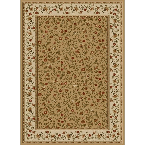 Vitaly Rafiqi Area Rug 1593 Beige Italian Bordered 2' 2" x 7' 7" Rectangle