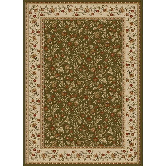 Vitaly Rafiqi Area Rug 1593 Sage Italian Bordered 2' 2" x 7' 7" Rectangle