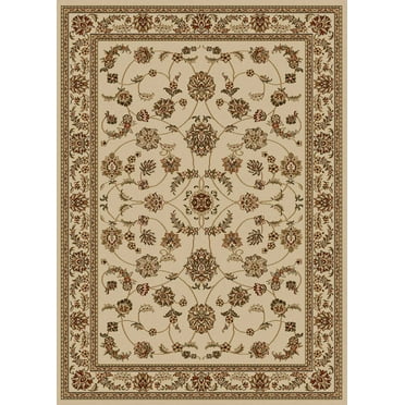 Vitaly Rafiqi Area Rug 1596 Ivory Italian Bordered 7' 9" x 11' Rectangle