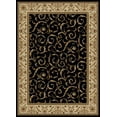 thumbnail image 1 of Vitaly Rafiqi Area Rug 1599 Black Italian Bordered 9' 10" x 12' 10" Rectangle, 1 of 1