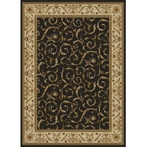 Vitaly Rafiqi Area Rug 1599 Brown Italian Bordered 5' 5" x 7' 7" Rectangle