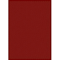 Vitaly Rafiqi Area Rug 782 Traditional Red Dots Blocks 7' 9" x 11' Rectangle