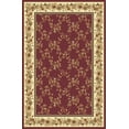 thumbnail image 1 of Vitaly Wharton Area Rug 1427 Burgundy Floral Country 3' 3" x 5' 4" Rectangle, 1 of 1