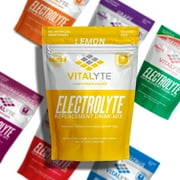 Vitalyte Electrolyte Replacement Powder Drink Mix, 40 16 Ounces per Serving (Lemon)