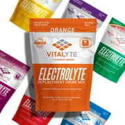 Vitalyte Electrolyte Replacement Powder Drink Mix, 40 16 Ounces per Serving (Orange)