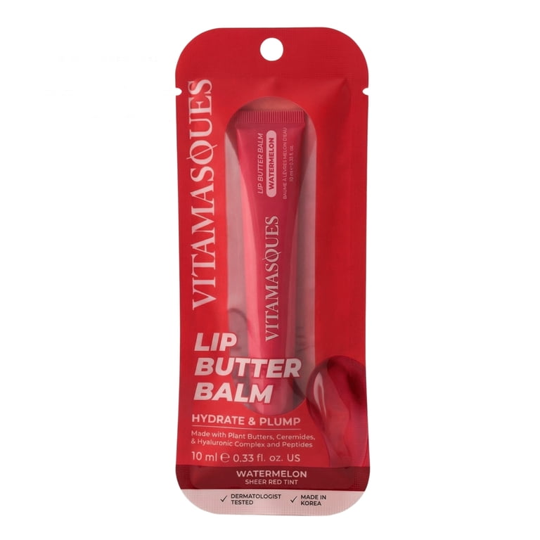 Vitamasques Lip Butter Balm, Watermelon, 0.33 fl oz