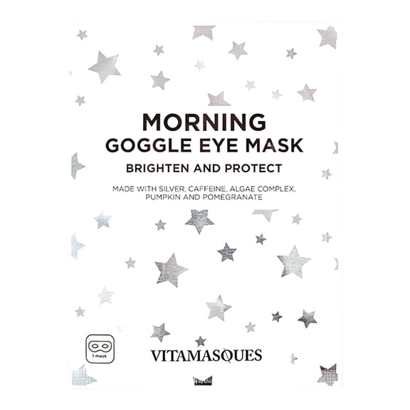 Vitamasques Morning Goggle Eye Mask, Brigthen and Protect, One Pair