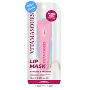 Vitamasques Overnight Lip Mask Plump & Repair, for All Skin Types, Vanilla, One Count 10 ml