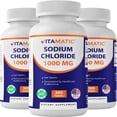 thumbnail image 1 of Vitamatic 3 Pack Sodium Chloride 1000mg, 365 Tablets, 1 of 9