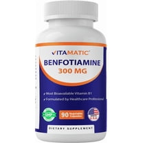 Vitamatic Benfotiamine 300 mg 90 Veg Capsules