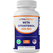 Vitamatic Beta Sitosterol Complex 400 mg 180 Capsules