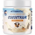 thumbnail image 1 of Vitamatic Bovine Colostrum 30% IgG Powder Supplement for Immune Support, Gut Health, Vanilla Flavor, 72 Gram, 30 Servings, 1 of 9