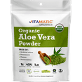 thumbnail image 1 of Vitamatic Certified USDA Organic Aloe Vera Powder 1 Pound (16 Ounce), 1 of 9