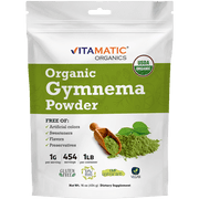 Vitamatic Certified USDA Organic Gymnema Leaf Powder 1 Pound 16 Ounce
