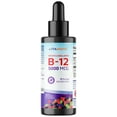 thumbnail image 1 of Vitamatic Fast Acting Liquid Vitamin B12 5000 mcg (Methylcobalamin) - Natural Berry Flavor - Sublingual Supplement - Faster Absorption - 2 OZ, 1 of 10