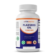 Vitamatic Flaxseed Oil 1200 mg 120 Softgels