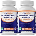 thumbnail image 1 of Vitamatic Lactobacillus Gasseri - 12 Billion per DR Capsule - 60 Count - Digestive Support - Made with Prebiotic Inulin Fiber- 2 Pack, 1 of 11