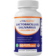 thumbnail image 1 of Vitamatic Lactobacillus Salivarius 2 Billion per DR Capsule - 60 Count - Digestive Support - Made with Prebiotic Inulin Fiber, 1 of 11
