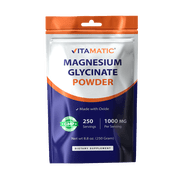 Vitamatic Magnesium from Glycinate & Oxide - Supports Muscle, Joint, and Heart Health 250 Grams