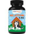 thumbnail image 1 of Vitamatic Melatonin for Dogs - 6 mg - 120 Beef Flavored Chewable Tablets, 1 of 9