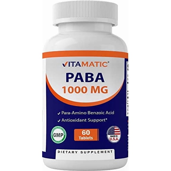 Vitamatic PABA 1000 mg Supplement - 60 Tablets