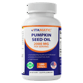 thumbnail interactive-video image 1 of Vitamatic Pumpkin Seed Oil 2000mg Softgel Capsules, 180 Count, 1 of 12
