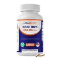 thumbnail image 1 of Vitamatic Rose Hips 1500 mg per Serving (Rosa Canina) – 120 Capsules – Non-GMO, Gluten Free Herbal Supplement – Rich in Natural Vitamin C & Antioxidants – Immune Support – Made in USA, 1 of 10