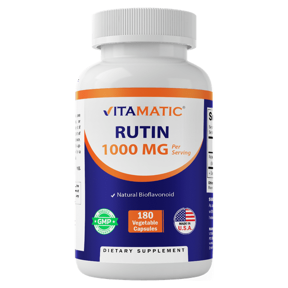 Vitamatic Rutin 1000mg Bioflavonoid Supplement, 90 Servings