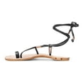thumbnail image 1 of Vitamin A Beek Blue Bird Sandal in Black and Natural BLUEBKVA 9 / Black, 1 of 2