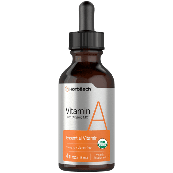 Vitamin A Liquid | 4 fl oz | For Men and Women | by Horbach