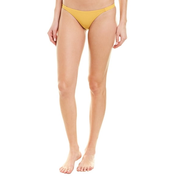 Vitamin A womens  Carmen Bikini Bottom, 10/L, Yellow