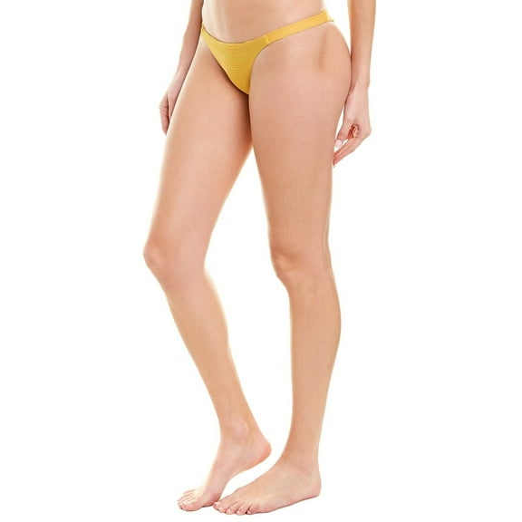 Vitamin A womens  Carmen Bikini Bottom, 8/M, Yellow